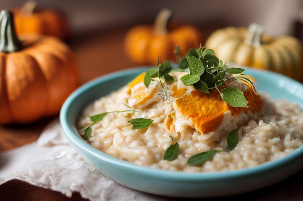 Risotto alla zucca: cremosità d’autunno